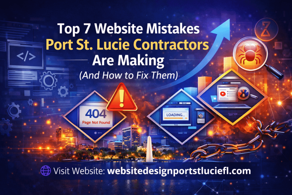 Top 7 Website Mistakes Port St. Lucie Contractors Are Making